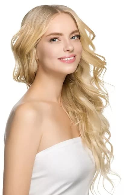 Blond hair woman